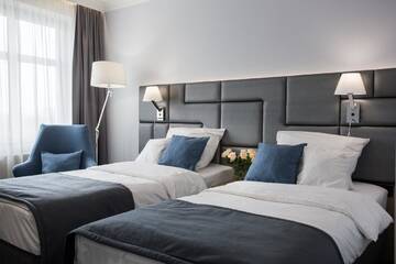 Фото номера Двухместный номер Делюкс с 2 отдельными кроватями Апарт-отели Hotel Włoski Boutique Centrum Poznań г. Познань 3