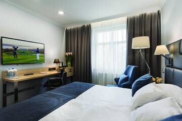 Фото номера Роскошный двухместный номер с 1 кроватью Апарт-отели Hotel Włoski Boutique Centrum Poznań г. Познань 10
