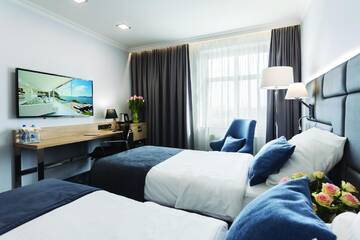 Фото номера Двухместный номер Делюкс с 2 отдельными кроватями Апарт-отели Hotel Włoski Boutique Centrum Poznań г. Познань 2