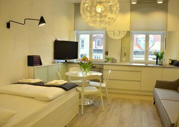 Фото номера Номер-студио (для 2 взрослых) Апартаменты Apartamenty City Rybaki г. Познань 11