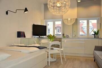 Фото номера Номер-студио (для 2 взрослых) Апартаменты Apartamenty City Rybaki г. Познань 18