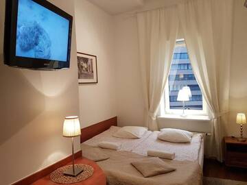 Фото номера Двухместный номер с 1 кроватью и мини-кухней Апарт-отели Apartamenty Velvet г. Познань 27